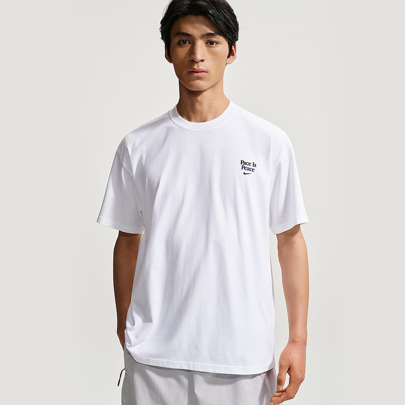 耐克NIKE男T恤夏新款宽松圆领短袖上衣针织衫男子短袖 JF3279-100