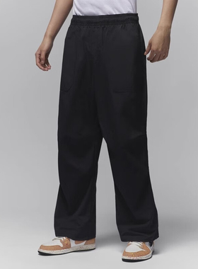 正品耐克男子2024冬新款Jordan运动巴恩风拒水梭织长裤FV7307-010