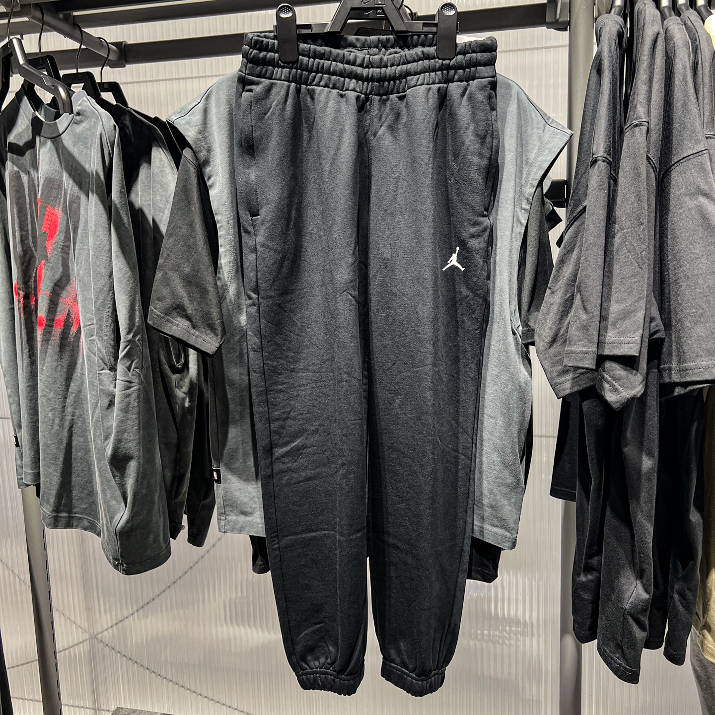 NIKE耐克男裤2026秋款JORDAN针织运动休闲束腿小脚长裤IM7669-010