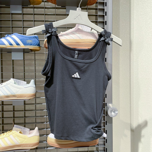 adidas阿迪达斯夏季新款女子户外休闲无袖T恤健身运动背心KS5318