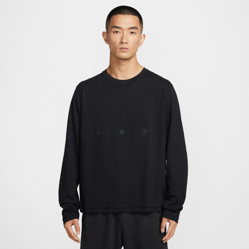NIKE耐克男子长袖上衣2026春新款黑色宽松休闲运动卫衣IF2130-010