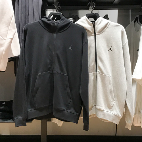 耐克男子2024冬季新款Jordan速干简约休闲运动连帽外套FV8603-010