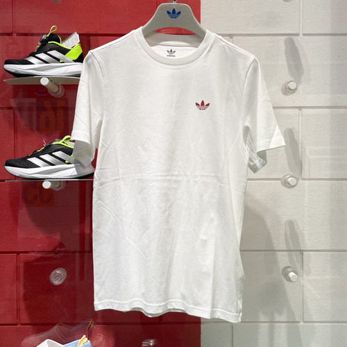 阿迪达斯三叶草男装运动短袖T恤
