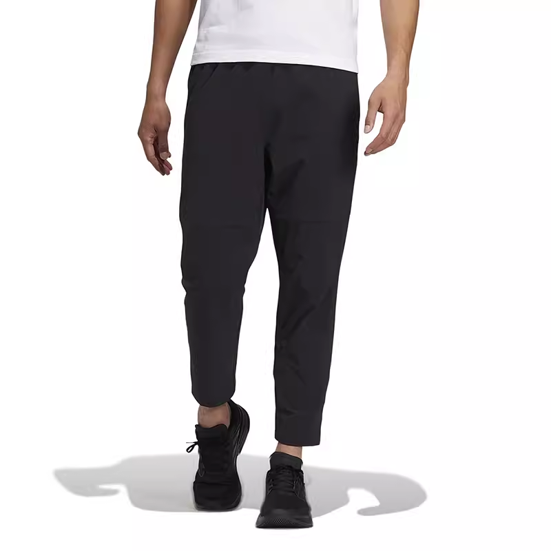 Adidas阿迪达斯男装2024秋季新款休闲透气舒适运动束脚长裤HM2970