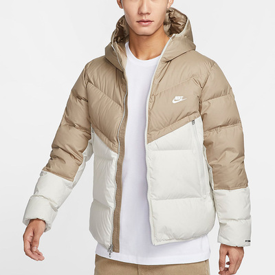 耐克男子2024冬季新款拒水防风保暖舒适经典连帽羽绒服DV1132-247