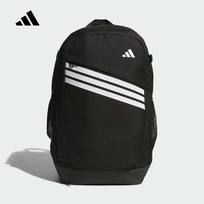 adidas阿迪达斯2026年春网兜多口袋篮球包春三条纹双肩背包KS5167