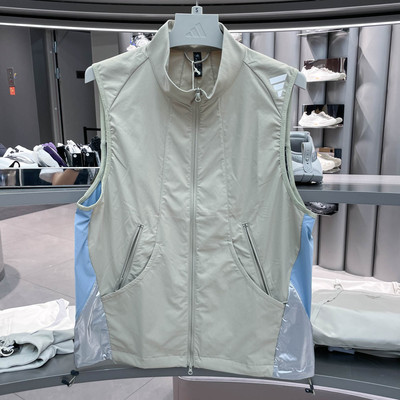 Adidas阿迪达斯男装2026夏季新款运动服背心无袖夹克外套 KR5031