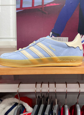 阿迪达斯三叶草男女鞋2025情人节款GAZELLE经典时尚德训鞋 JR8029