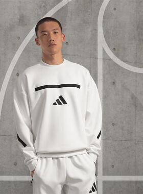 Adidas阿迪达斯男子2024秋新款柔软轻薄保暖舒适卫衣套头衫JF2451