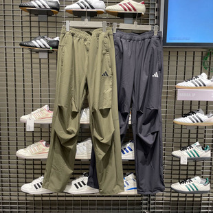 阿迪达斯男子2025夏季 舒适百搭简约运动休闲长裤 KF2484 KH3763 款