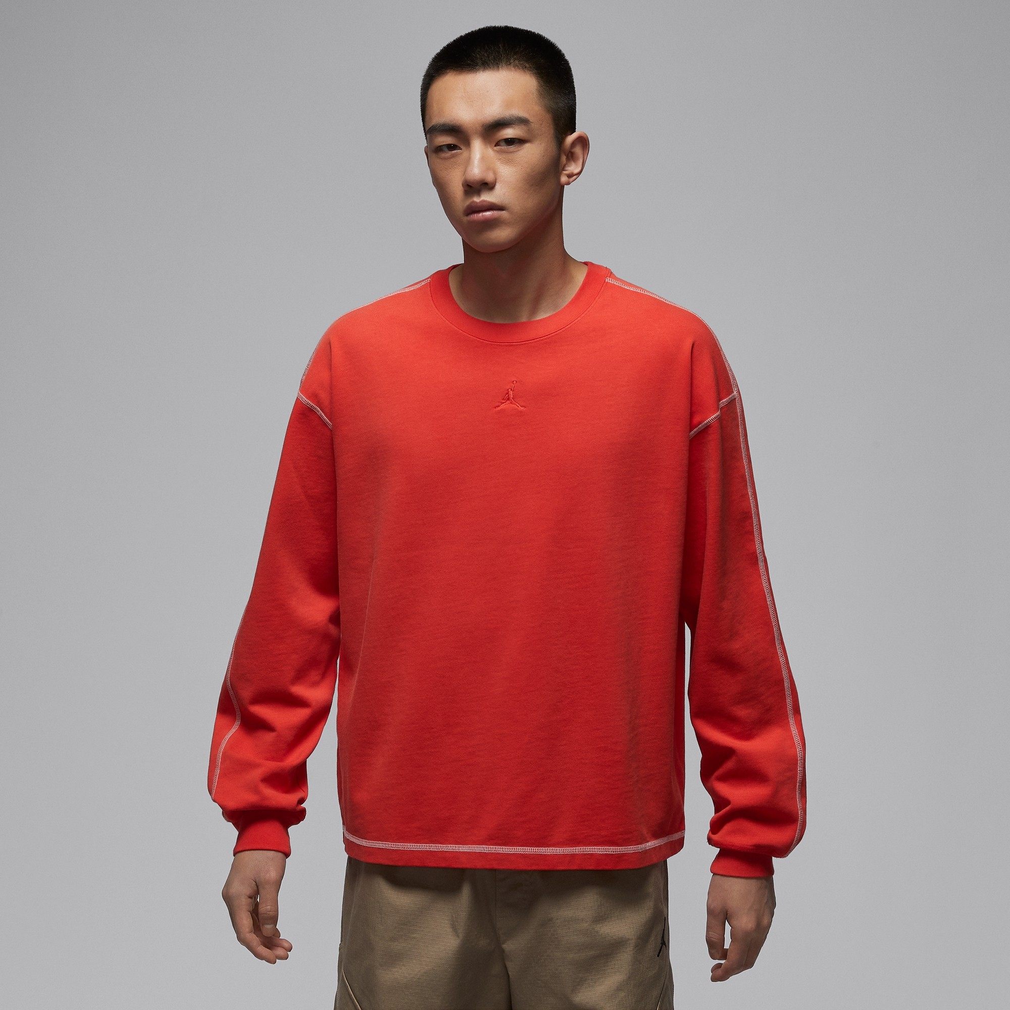 NIKE耐克2026年春新款男子运动休闲长袖套头衫卫衣T恤IF1830-673