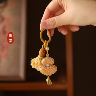 新品仿宋锦葫芦包挂钥匙扣diy配饰成品葫芦吊坠国风汉服配饰