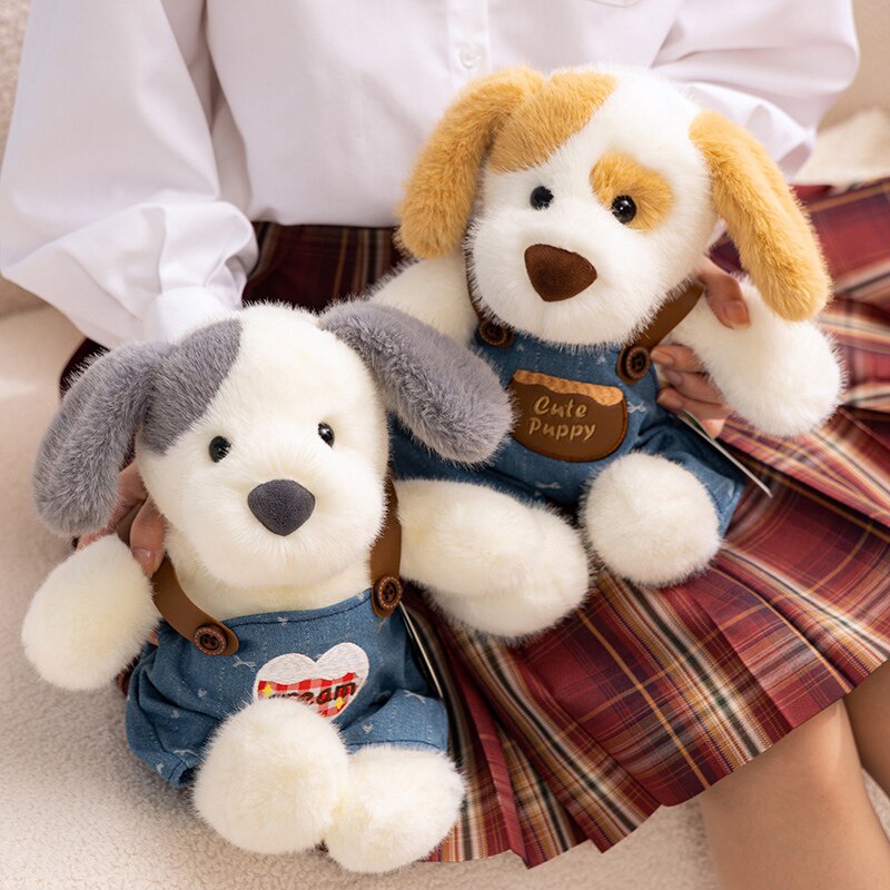 正版可爱金毛小狗玩偶衣服布娃娃儿童安抚毛绒玩具生日礼物娃娃女