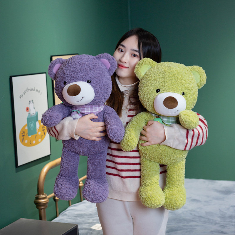 泰迪熊公仔抱抱熊女生床上睡觉抱毛绒玩具小熊玩偶布娃娃生日礼物