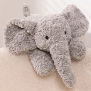 ins北欧软体大象公仔儿童睡觉抱布娃娃安抚小象玩偶抱枕毛绒玩具