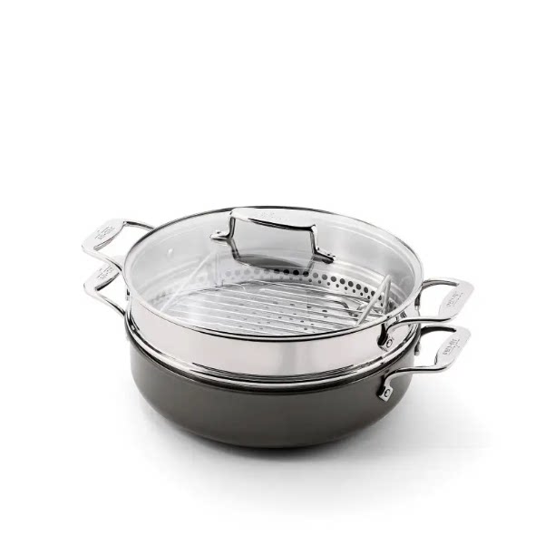 美国代购All Clad NS Pro Ceramic Nonstick Pan陶瓷不粘蒸锅煎锅