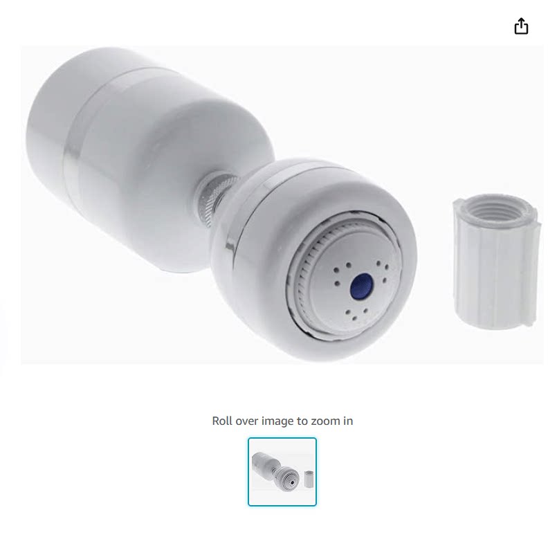 美国代购Berkey Shower Filter 减少氯气保护发质浴室龙头净水器