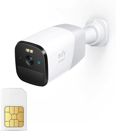 美国代购eufy security 4G LTE  Camera室外摄像头手机卡版2K夜视