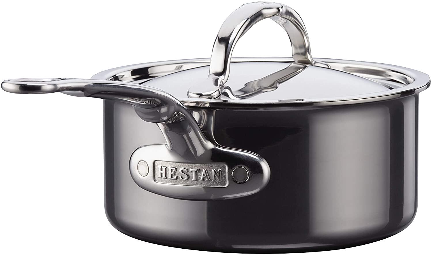 美国Hestan NanoBond Titanium Sauce Pan 钛金属不锈钢酱锅汤锅