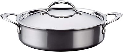 美国代购Hestan NanoBond Titanium Sauteuse钛金属不锈钢炖锅
