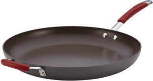 87631 美國代購 Rachael Ray Cucina硬質氧化鋁不粘鍋煎鍋35厘米