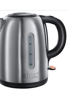 英国代购Russell Hobbs Electric Cordless Kettle不锈钢电热水壶