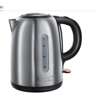 英国代购Russell Hobbs Electric Cordless Kettle不锈钢电热水壶