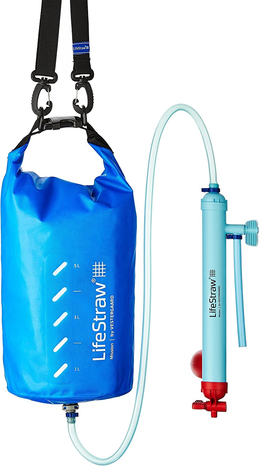 美国代购LifeStraw Water Purification System大容量野营净水器