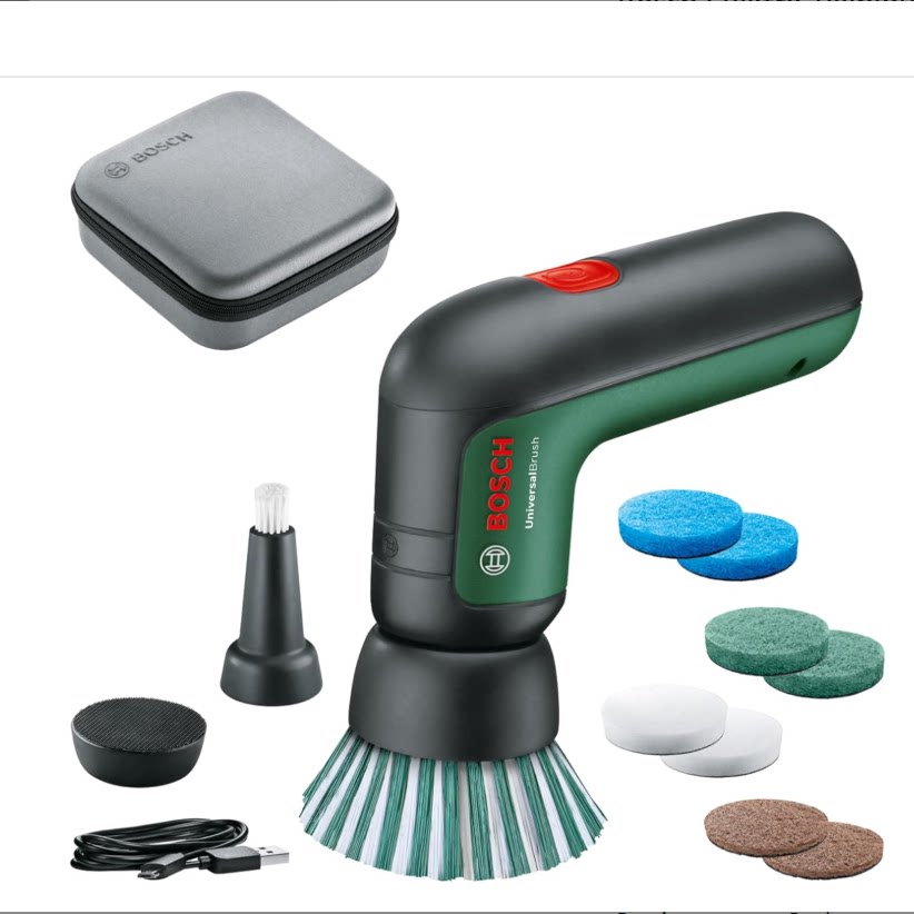 德国代购Bosch Electric Cleaning Brush Set 充电式电动清洁刷