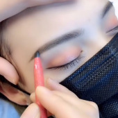 拉线眉笔防水防汗持久不脱色不晕染女纹绣专用金玫瑰眉粉官方正品