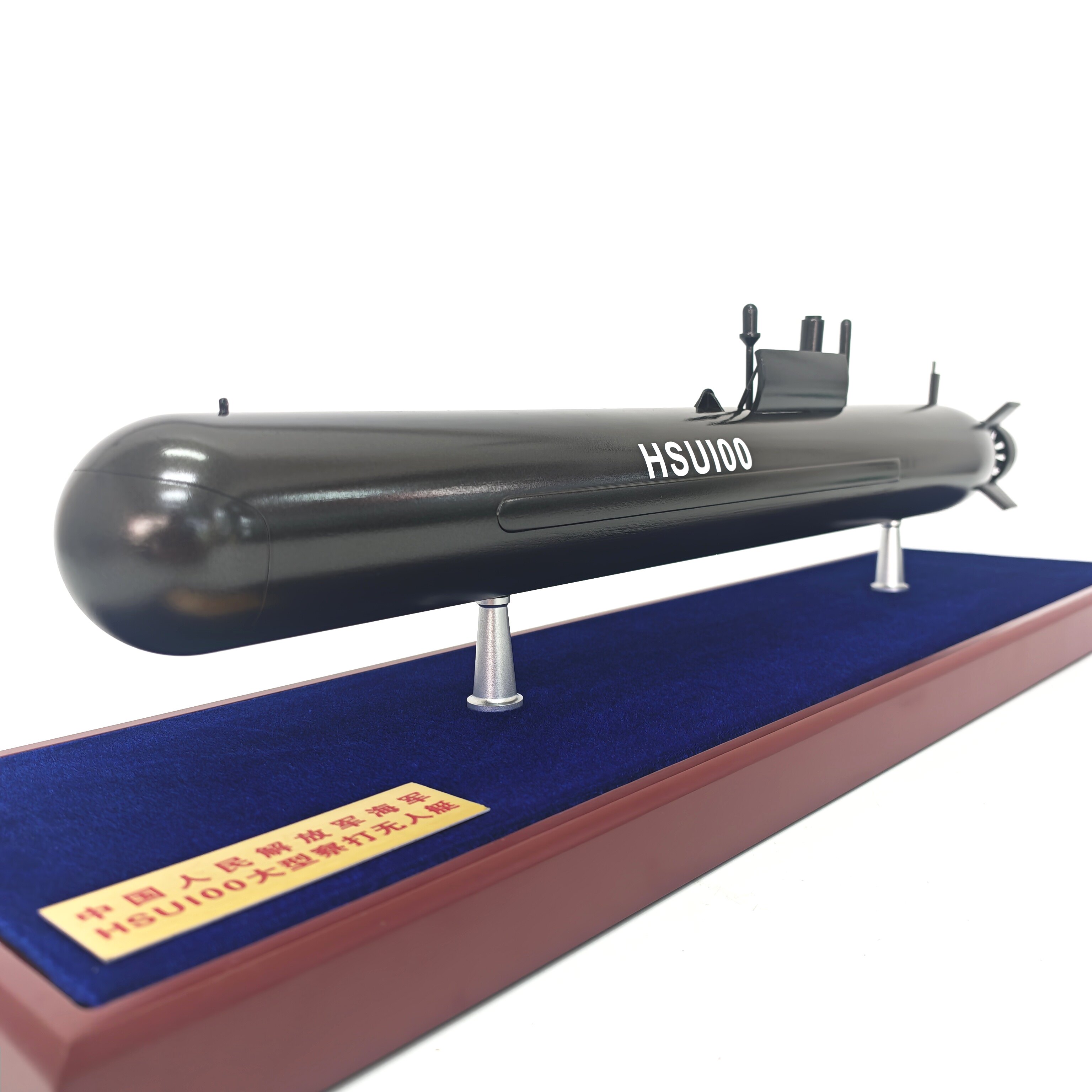 海军HSU100大型察打无人侦察艇仿真军事舰艇收藏纪念礼品模型展览