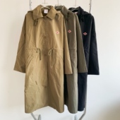 洋气气质抽绳显瘦两穿可拆帽长款 日系26新款 Danton时尚 风衣外套