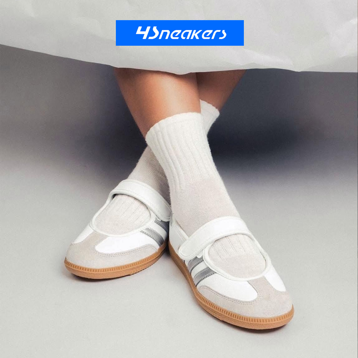 Adidas三叶草SAMBA JANE女子舒适百搭时尚玛丽珍鞋KJ3970