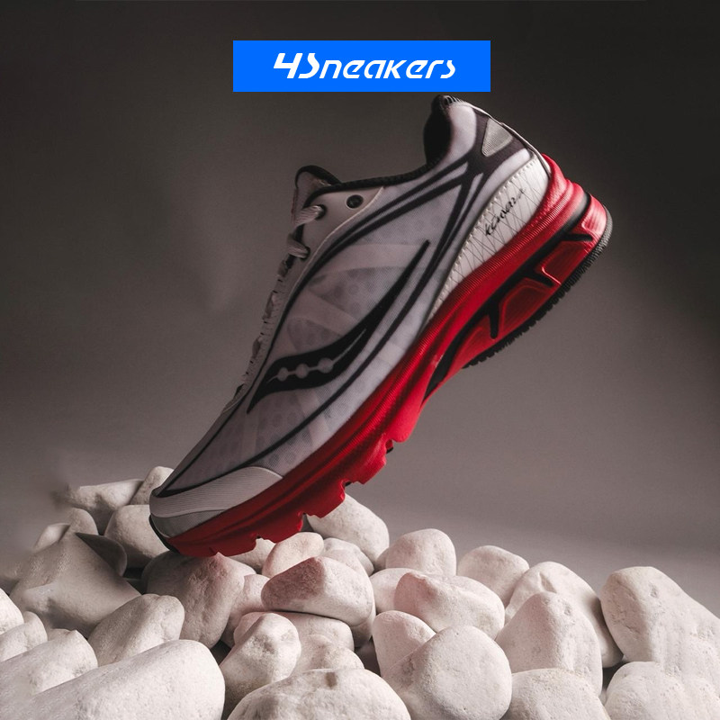 Saucony KINVARA 1系带拼色复古潮流网布透气低帮跑步鞋S70917