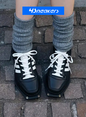 阿迪达斯Adidas FORUM SQ W CUBISM漆皮面棱角款休闲运动鞋JP9073