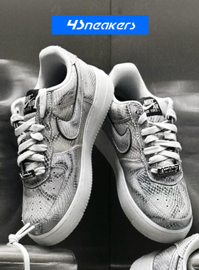 Nike x Kobe Bryant Air Force 1 AF1空军科比银蛇板鞋II3925-400