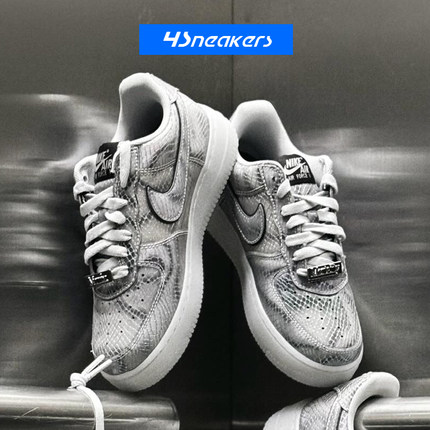 Nike x Kobe Bryant Air Force 1 AF1空军科比银蛇板鞋II3925-400