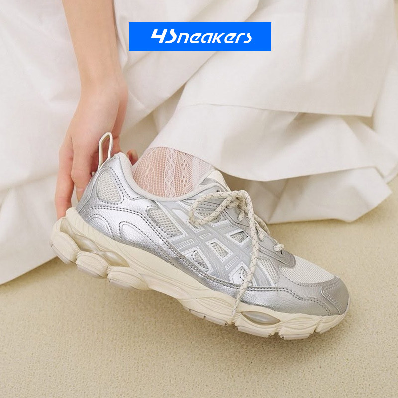 Asics亚瑟士 GEL-NYC 低帮复古运动休闲跑步老爹鞋1203A999-100