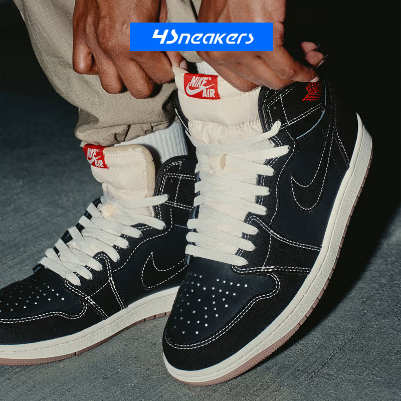 Air Jordan1 AJ1高低帮黑色复古男女篮球鞋II9811-001/IF4391-100