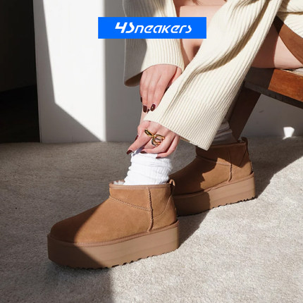 UGG Classic MINI 秋冬女款保暖厚底增高短筒雪地靴1135092