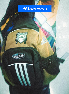 Adidas x BrainDead 阿迪达斯脑死亡联名款男款单肩包JY7966