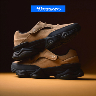 复古小象蹄翻毛皮魔术贴一脚蹬休闲运动鞋 New 8040 Balance