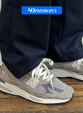 New Balance NB991系列 V2 英产元祖灰低帮复古休闲运动鞋U991GL2