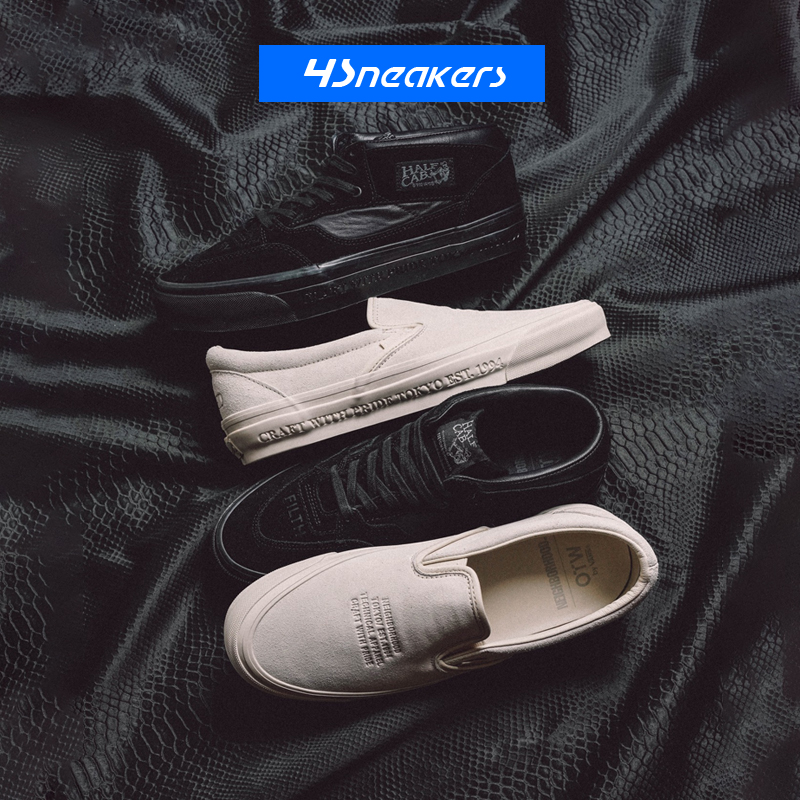 NEIGHBORHOOD x Vans OTW Half Cab联名NBHD黑白翻毛皮一脚蹬板鞋