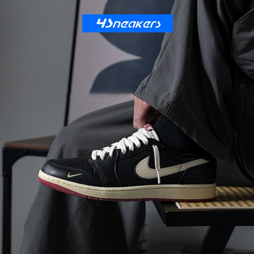 Nigel Sylvester x Air Jordan1 Low AJ1做旧男女低帮复古篮球鞋