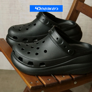 卡骆驰/Crocs Crush Clog 夏季男女厚底增高云朵泡芙沙滩洞洞鞋