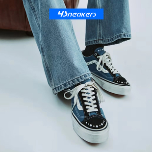 Skool Old 范斯 VN000D9VBOS 做旧男女低帮板鞋 运动休闲鞋 Vans