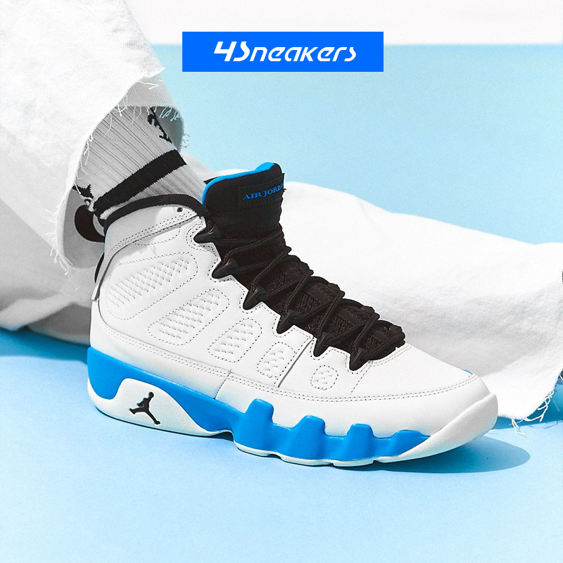 Air Jordan 9 AJ9北卡黑白蓝高帮复古男款篮球鞋 FQ8992-101-封面