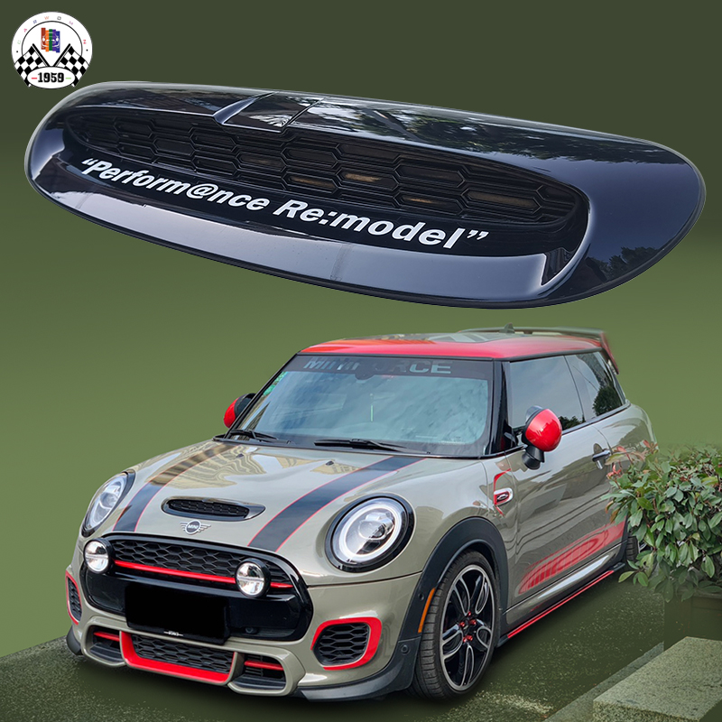 适用于迷你配件mini cooper s改装替换机盖进气孔r53r56f56f55f57