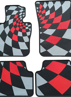 适用于宝马mini cooper乳胶汽车脚垫后备箱垫F54F55F56F57F60R60